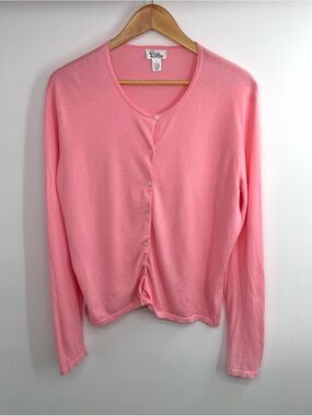 Lilly Pulitzer Bubblegum Rose Pink Cotton Sweater